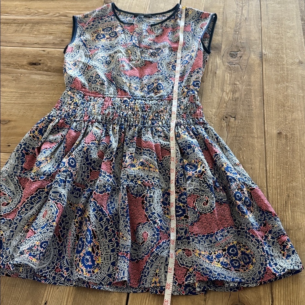 J. Crew Paisley Silk Dress 00P - Picture 6 of 7